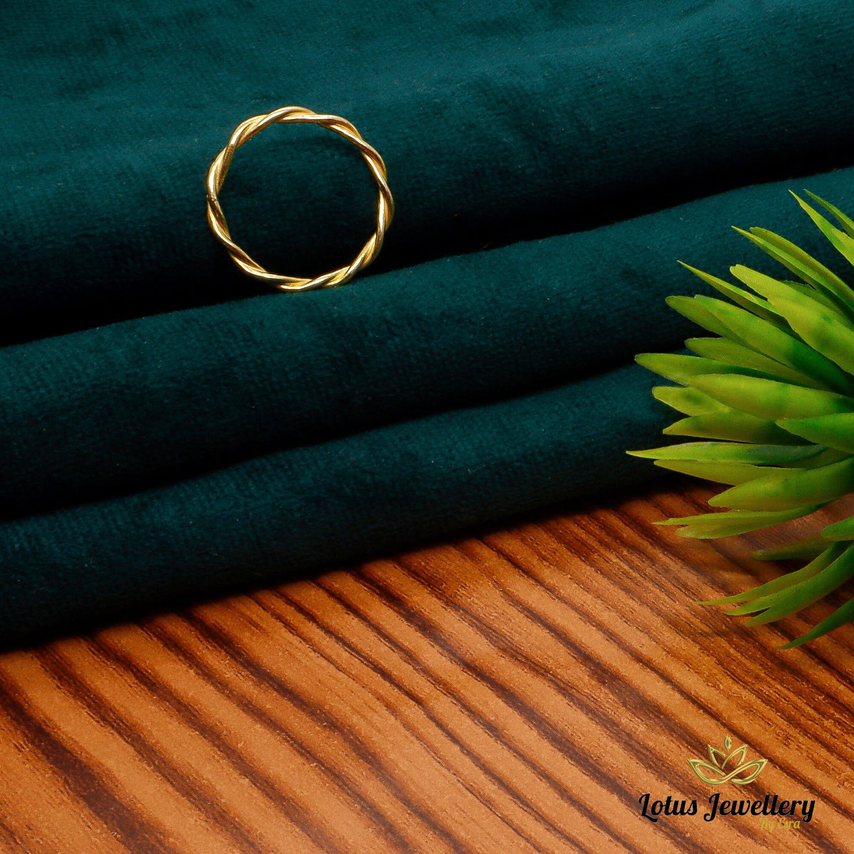 Dainty Twisted Sterling Silver Ring