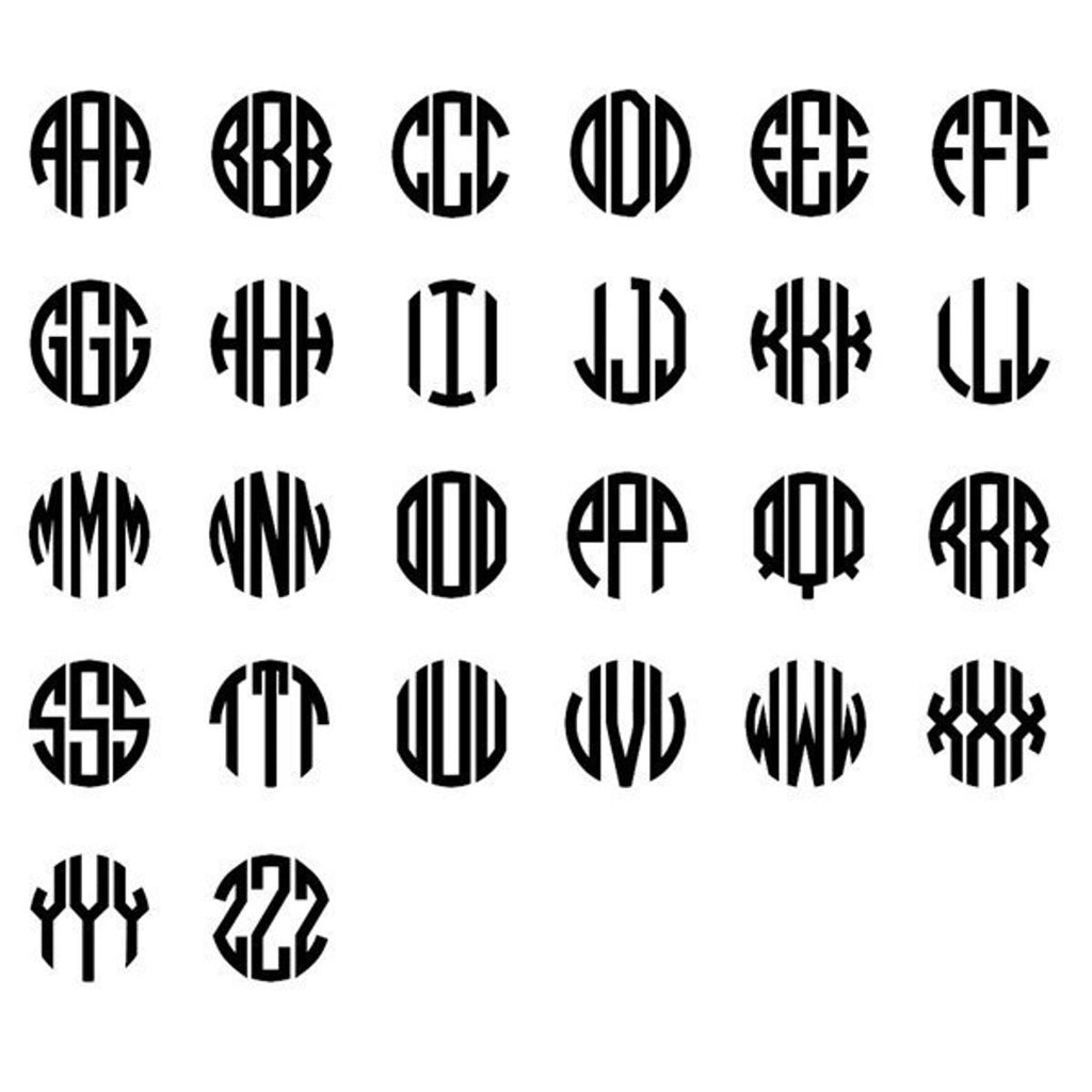 Custom Sterling Silver Monogram Earrings