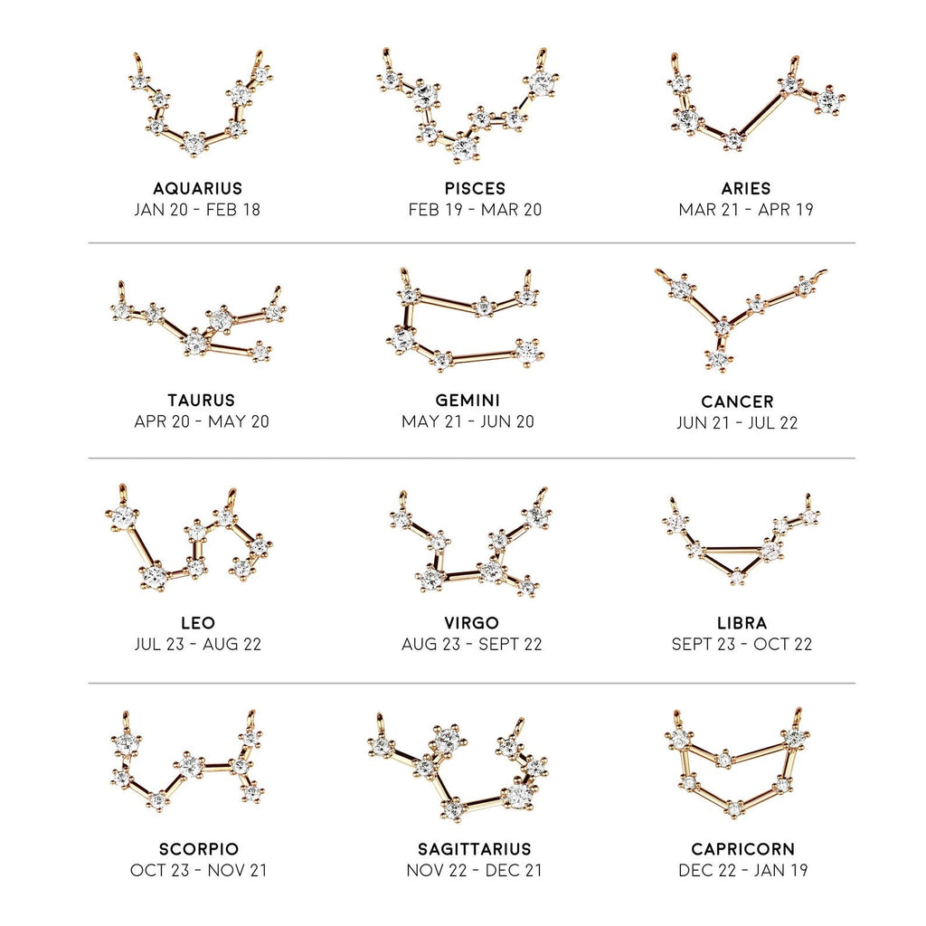Sterling Silver Zodiac Necklace