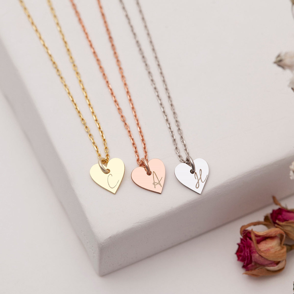 Sterling Silver Mother Daughter Necklace Set