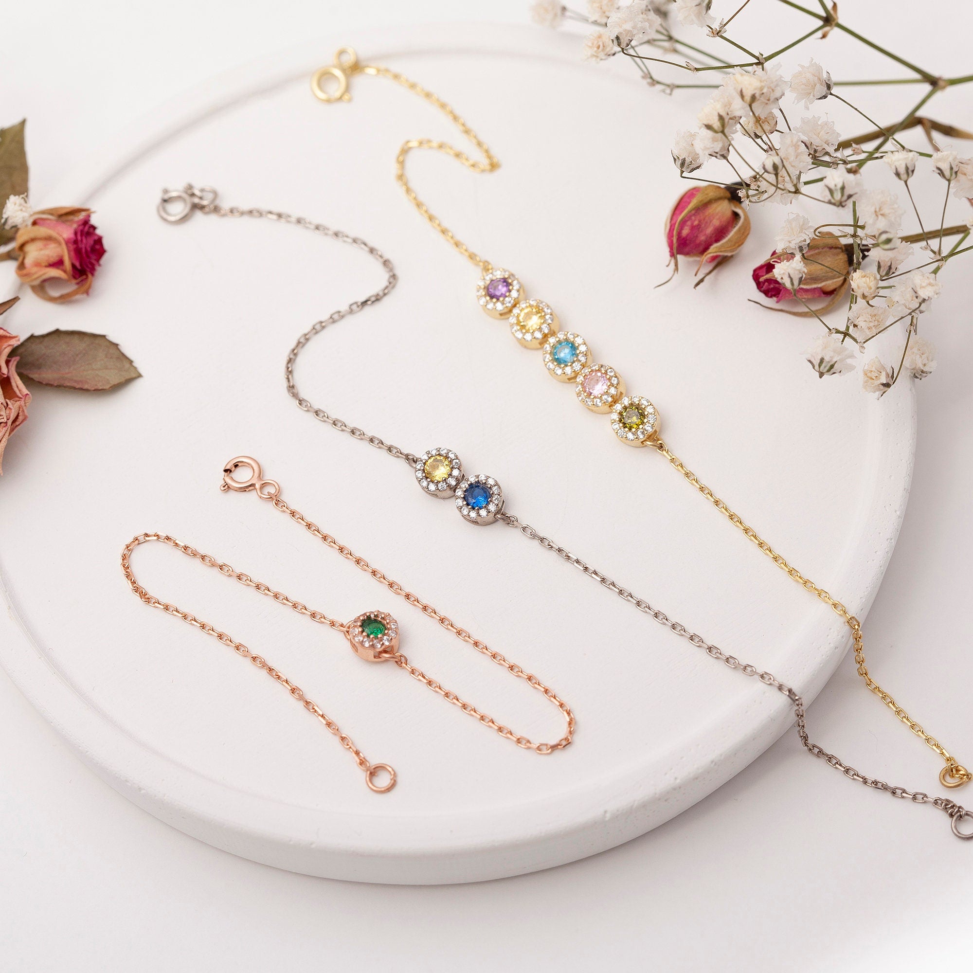 Personalized Birthstone Necklace