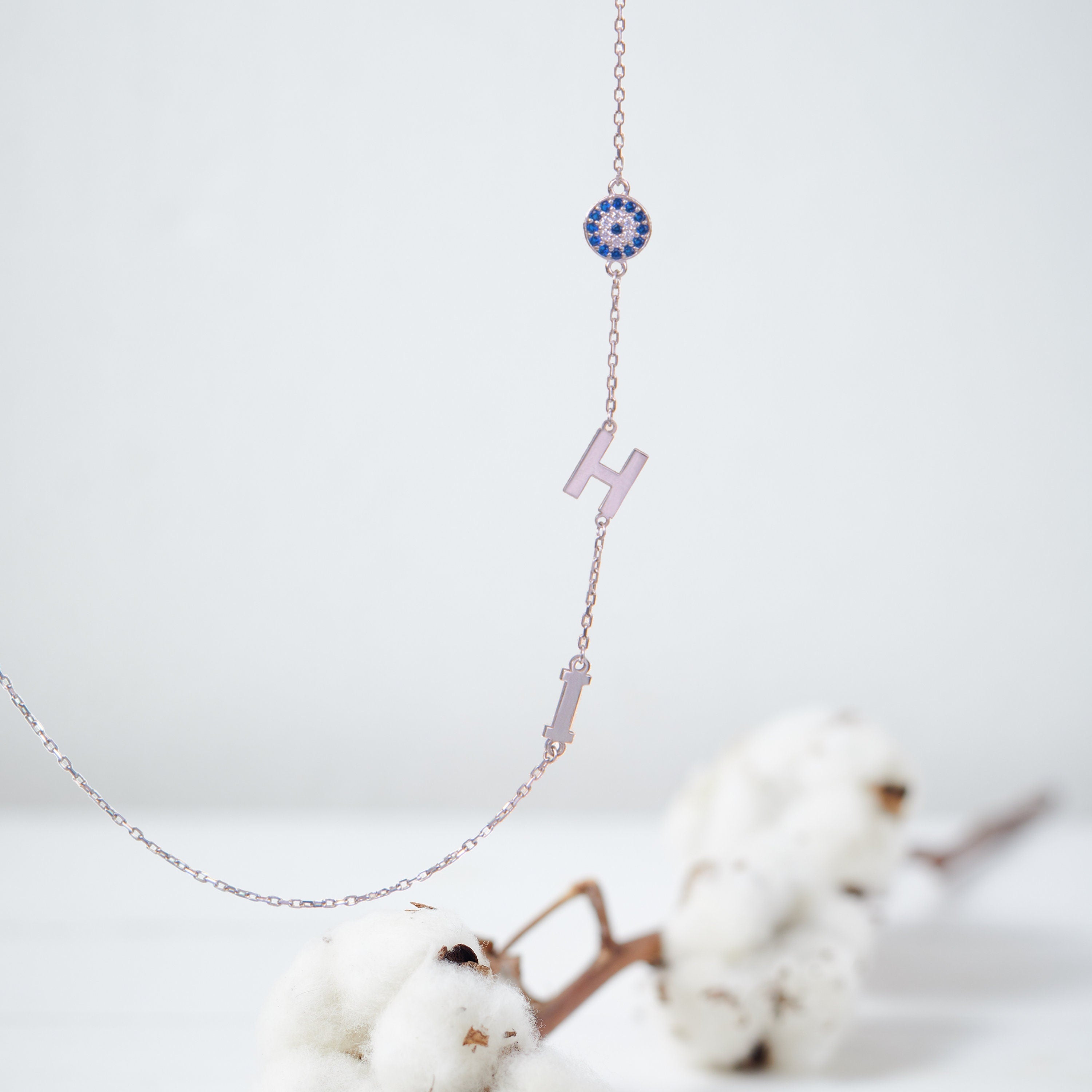 Sterling Silver Initial Necklace