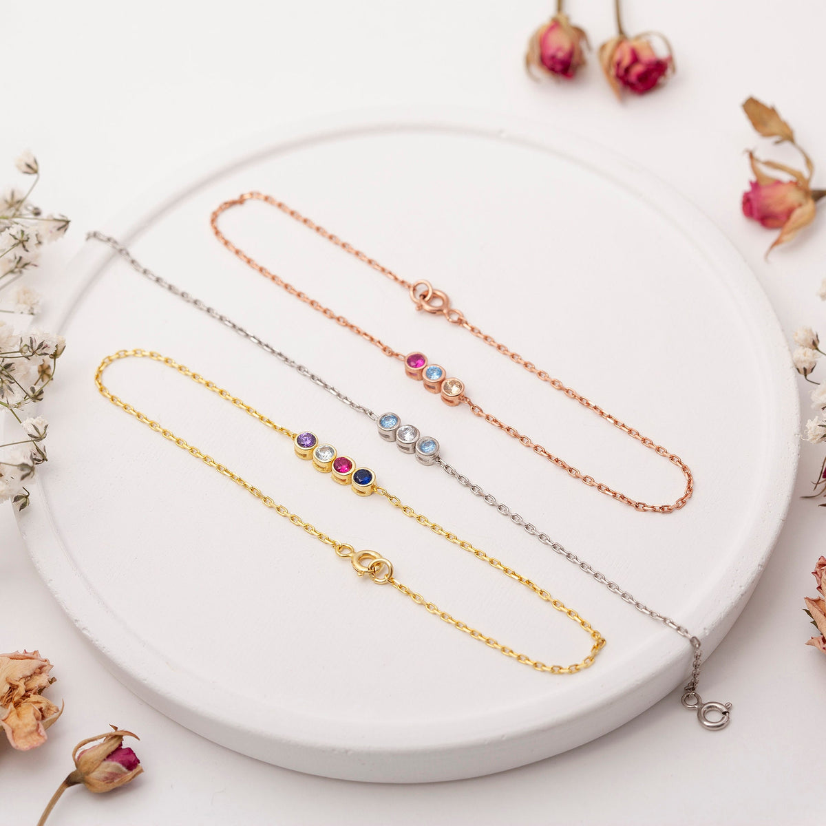 Family Birthstone Bracelet