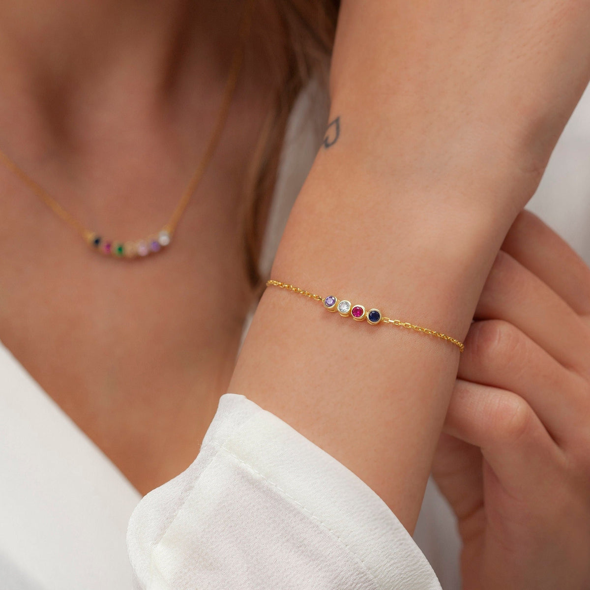Family Birthstone Bracelet