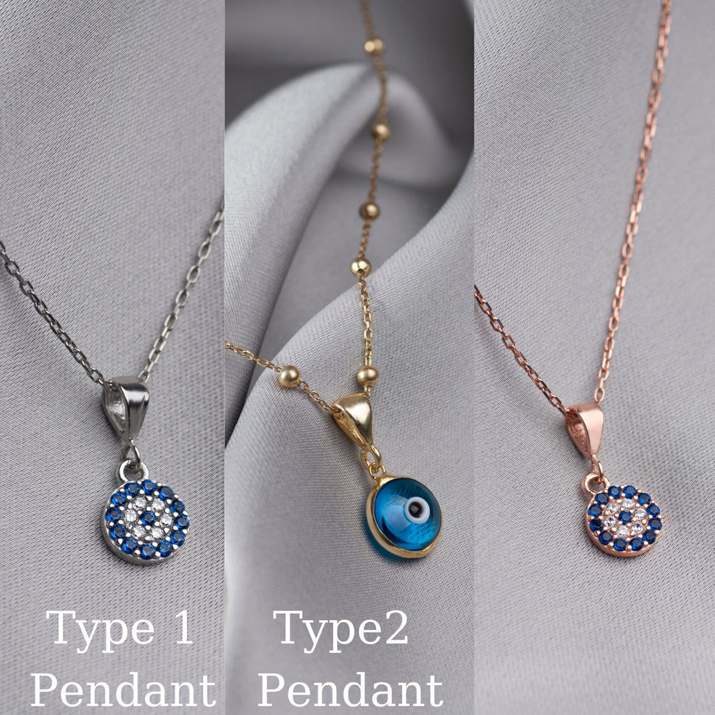 Blue Evil Eye Necklace