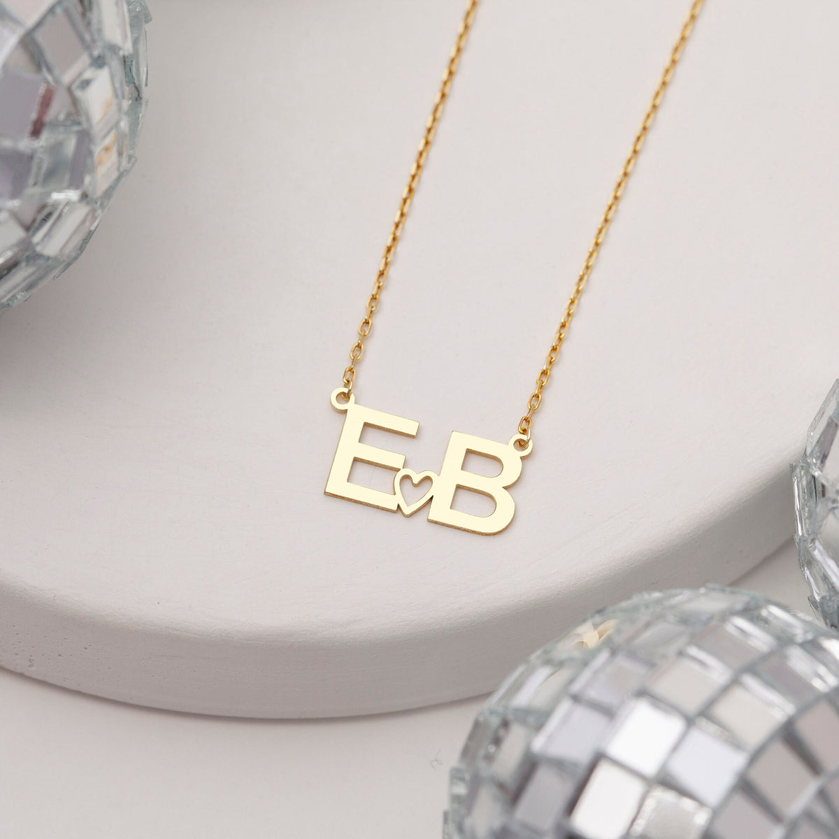Personalized Sterling Silver Initial Necklace