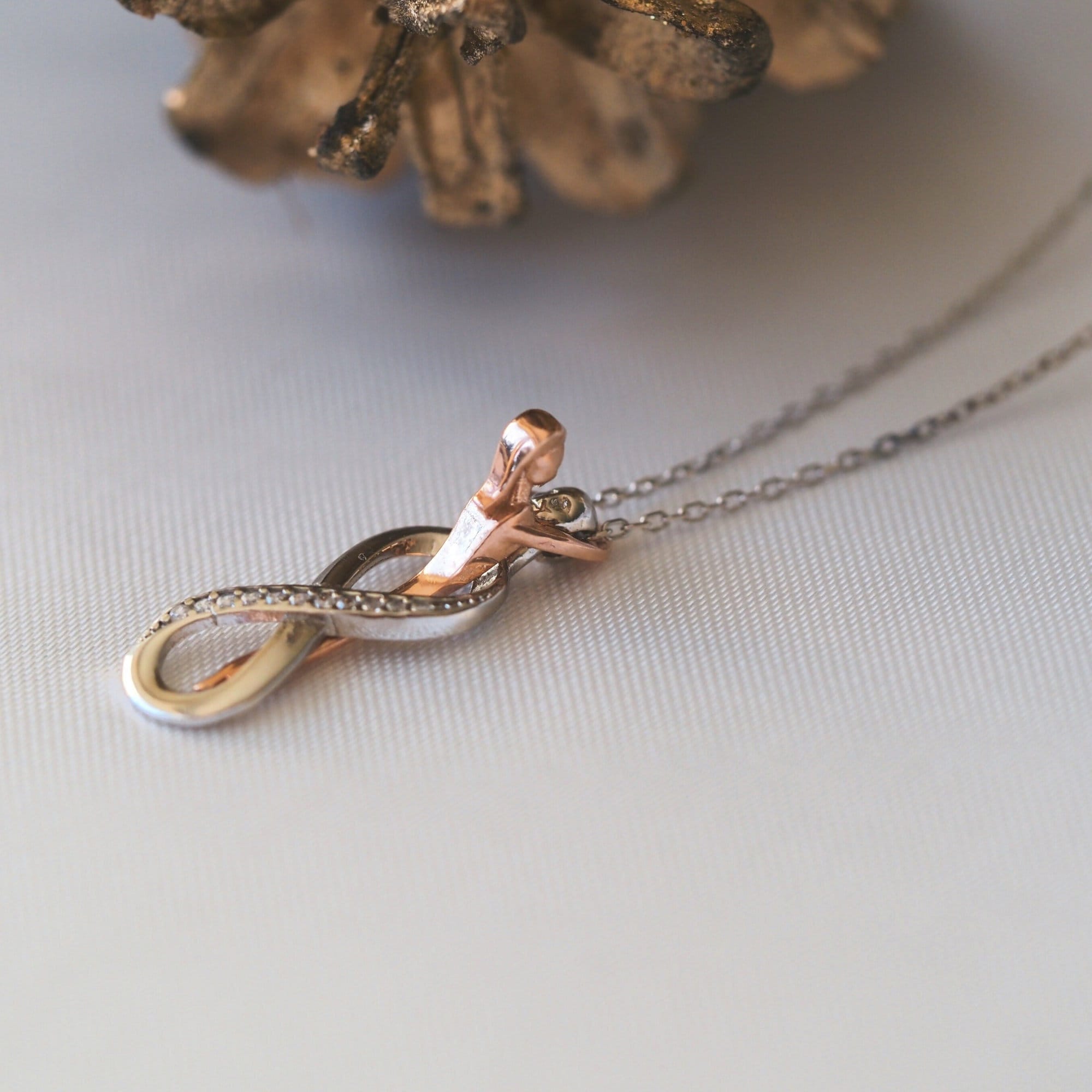 Sterling Silver Infinity Necklace