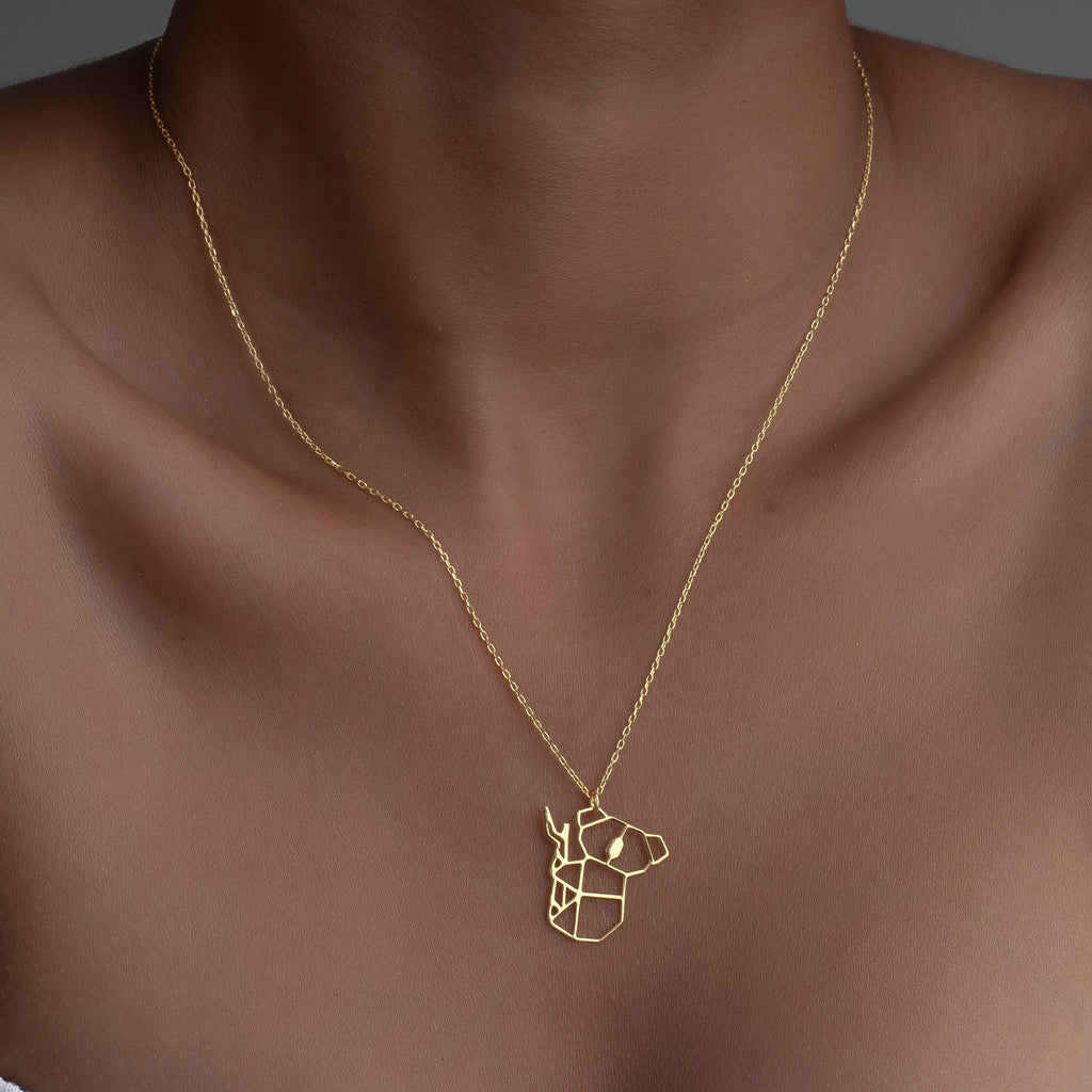 Origami Koala Necklace