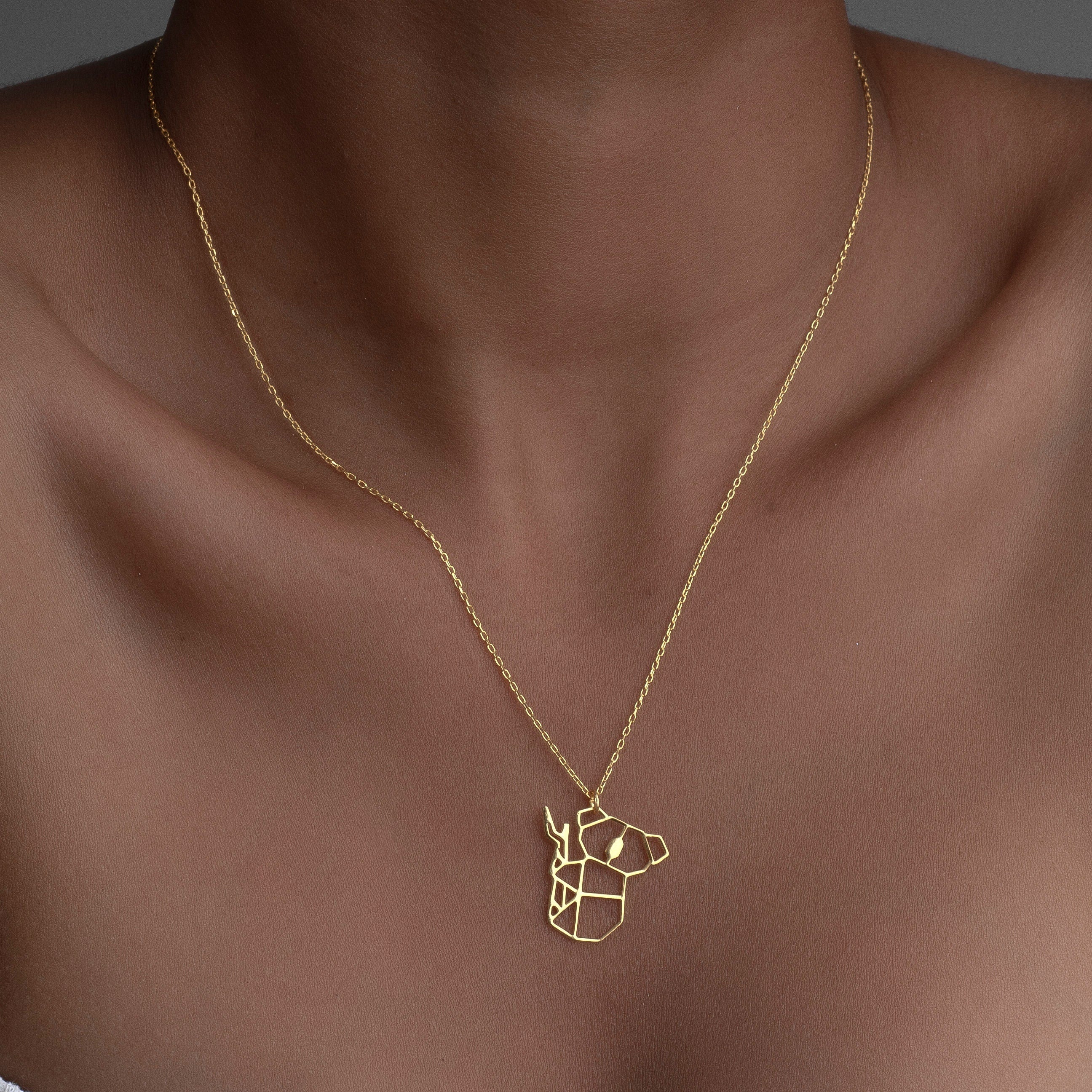 Origami Koala Necklace