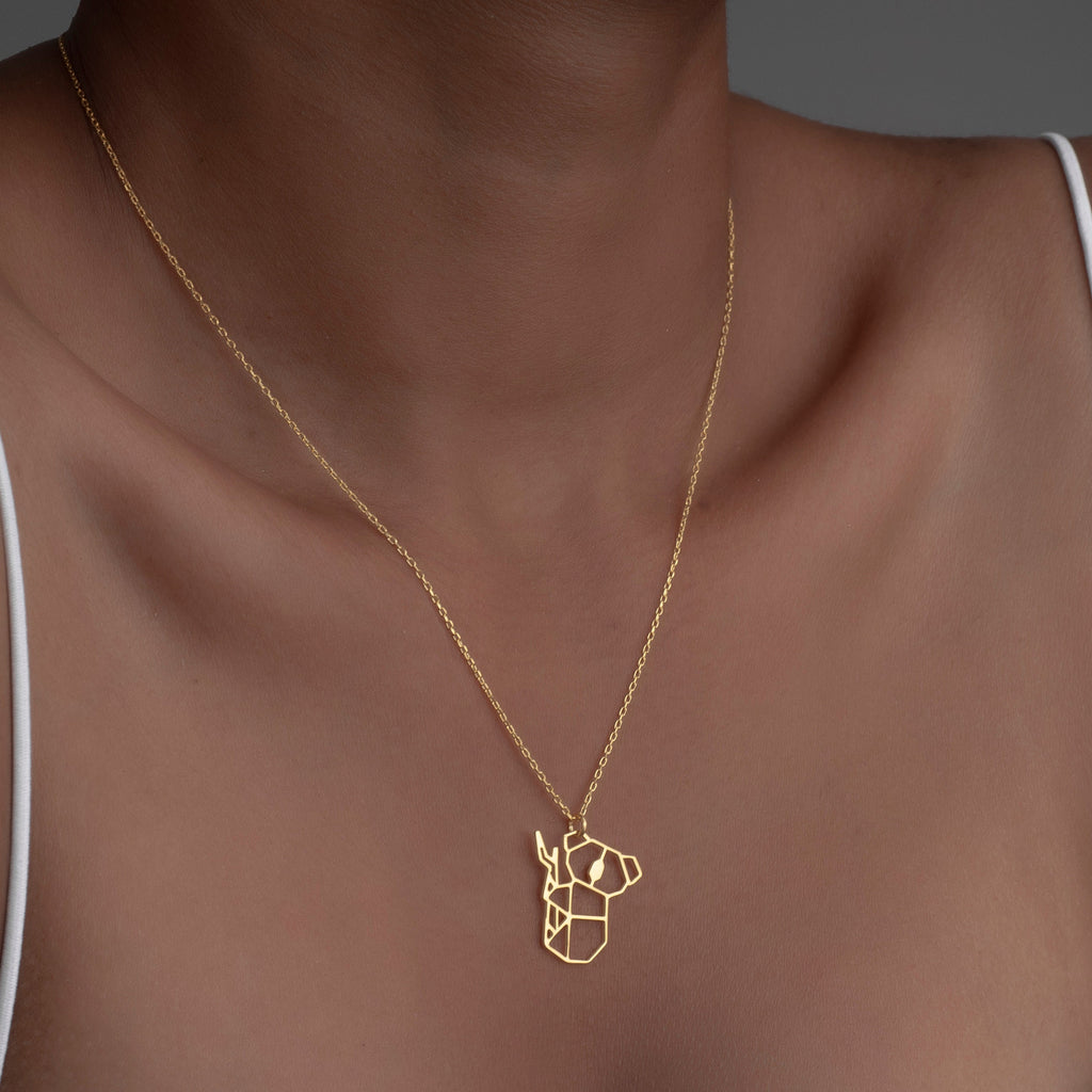 Origami Koala Necklace