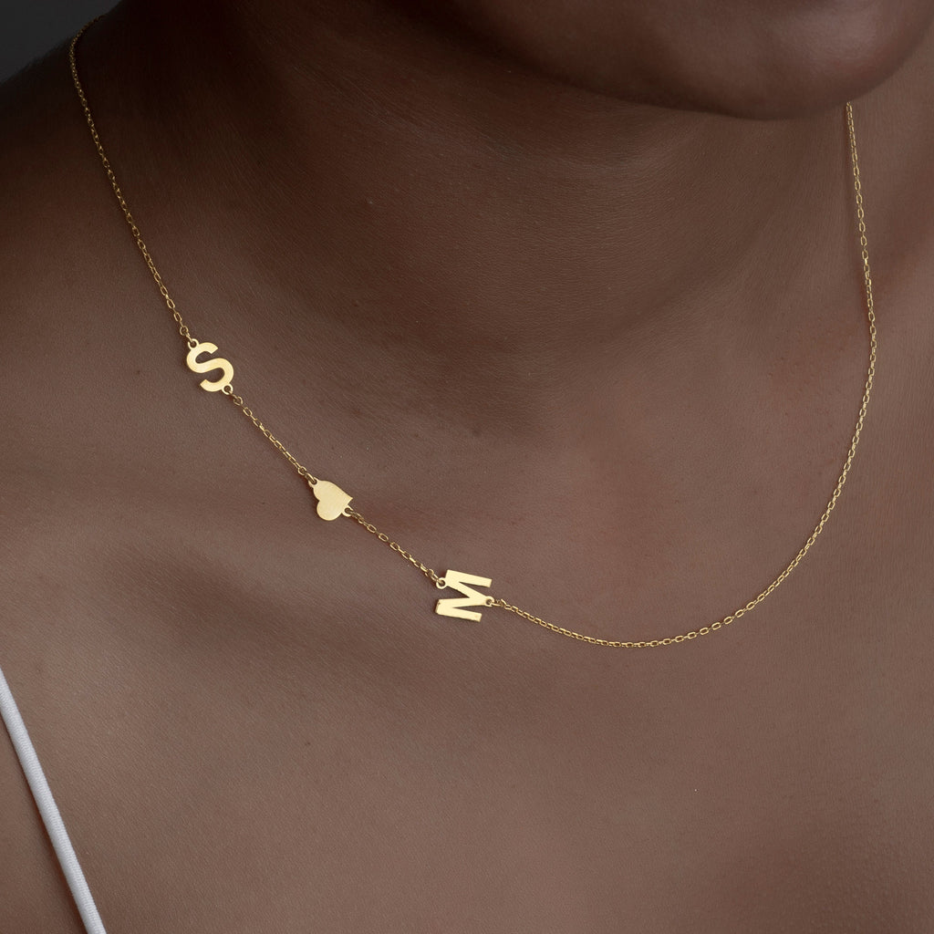 Sterling Silver Initial Necklace