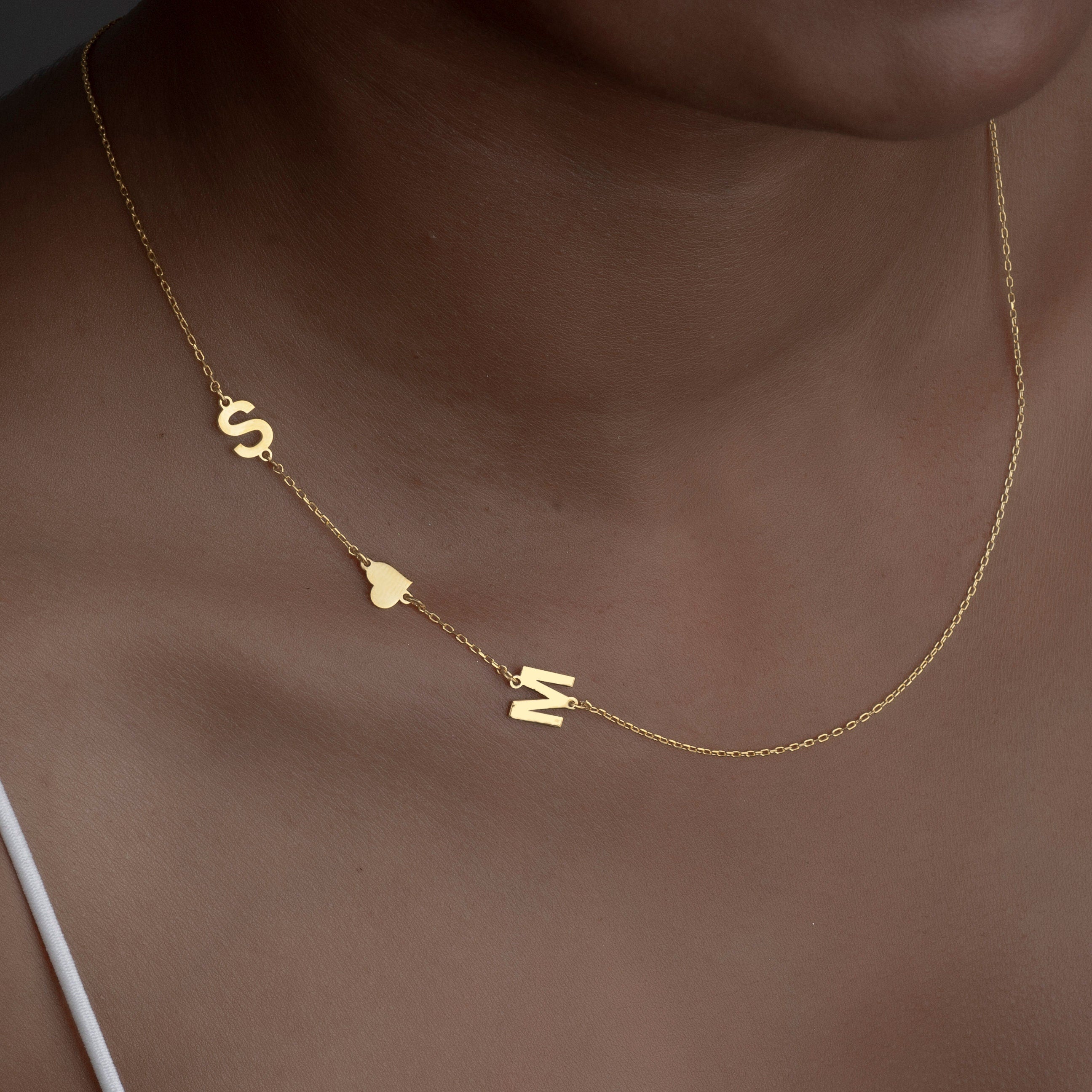 Sterling Silver Initial Necklace