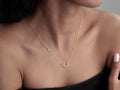 Zodiac necklace with birthstone
