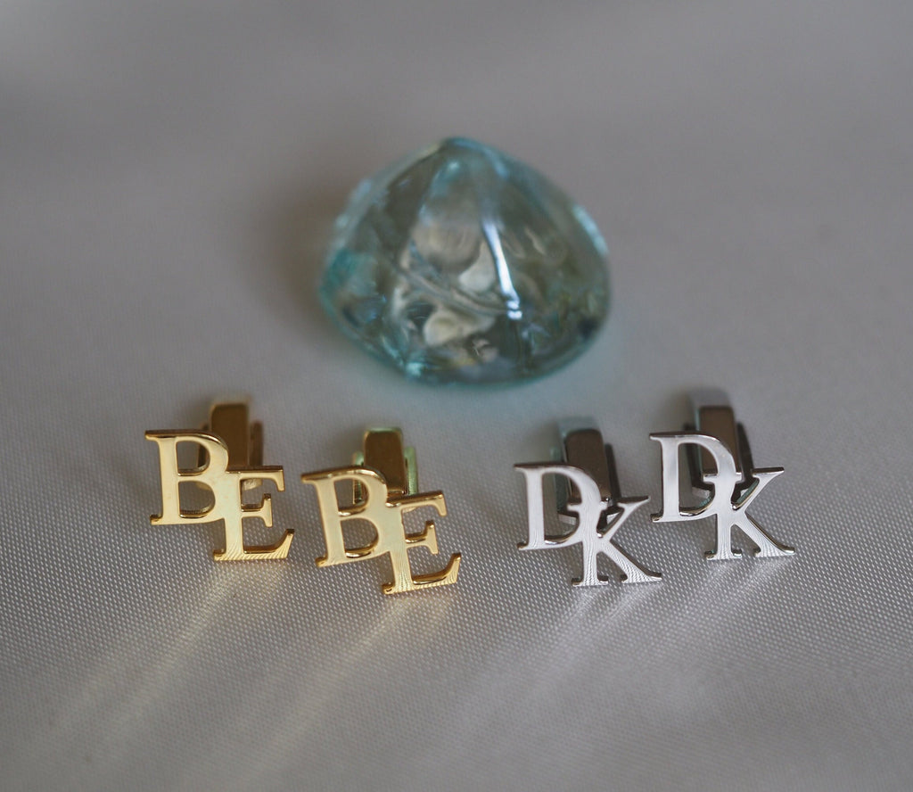 Personalized 925 silver cufflinks for men