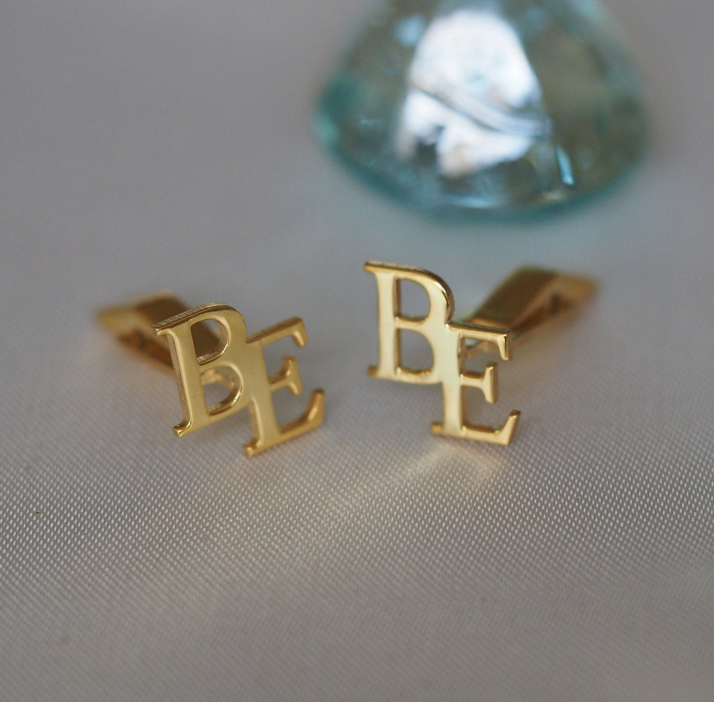 Personalized 925 silver cufflinks for men