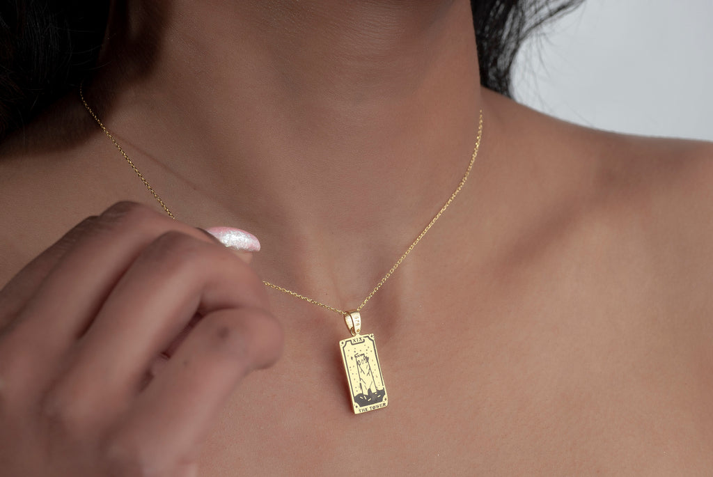 Tarot Card Necklace
