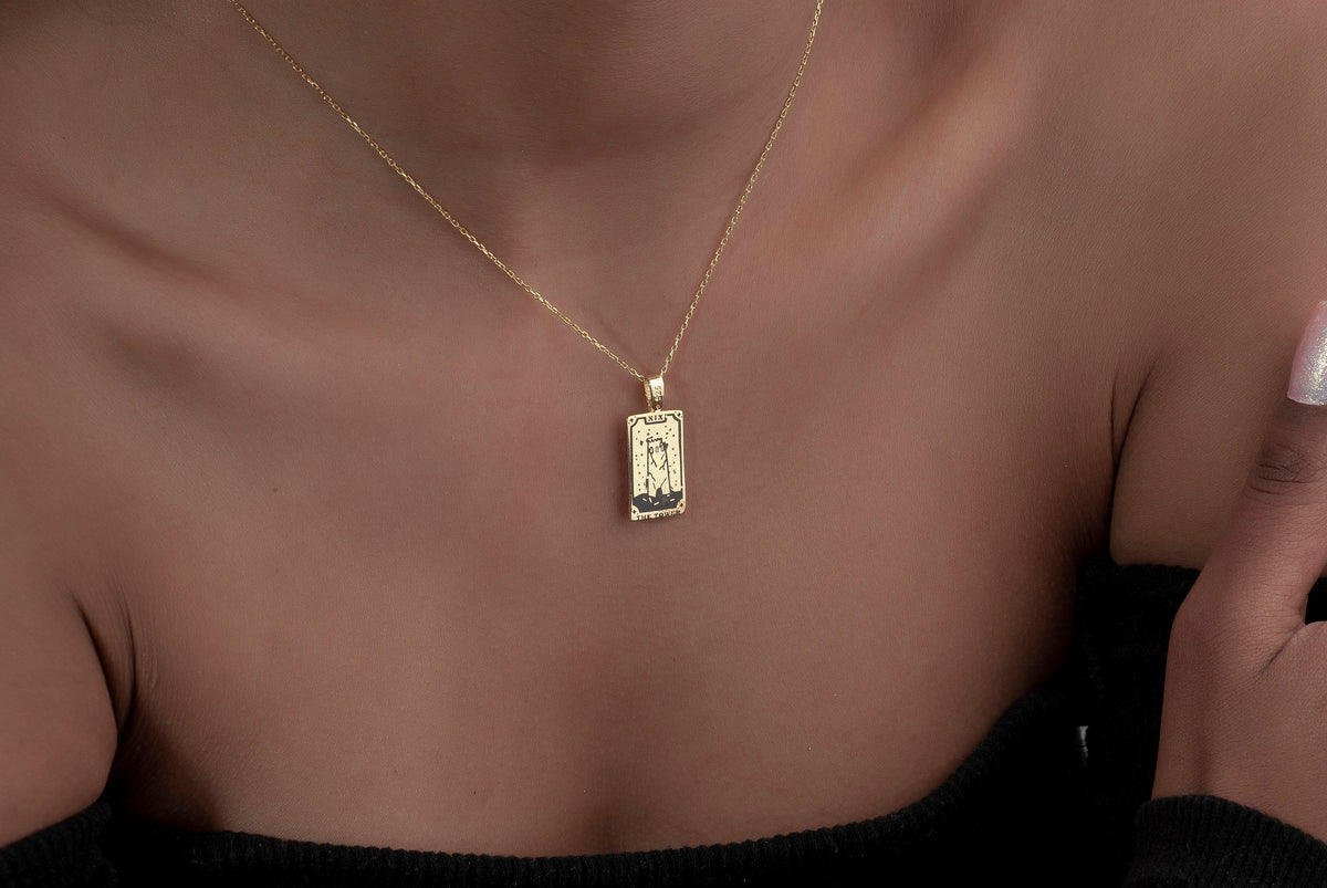Tarot Card Necklace