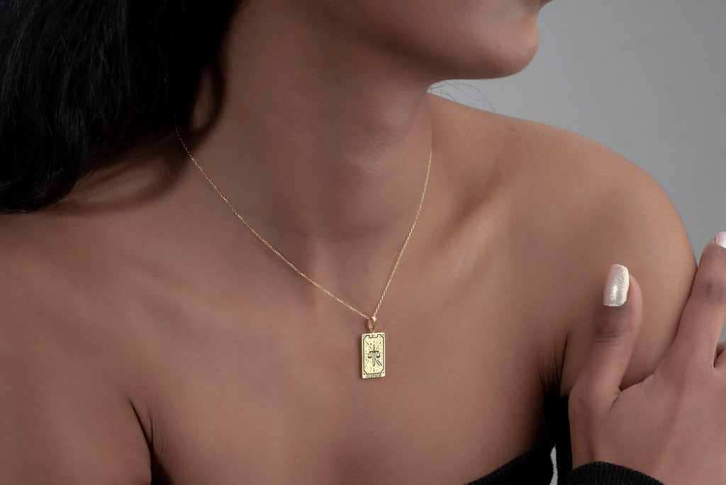 Tarot Card Necklace