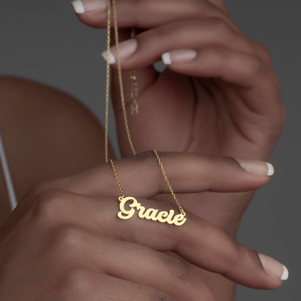 Personalized 925 Silver Name Necklace