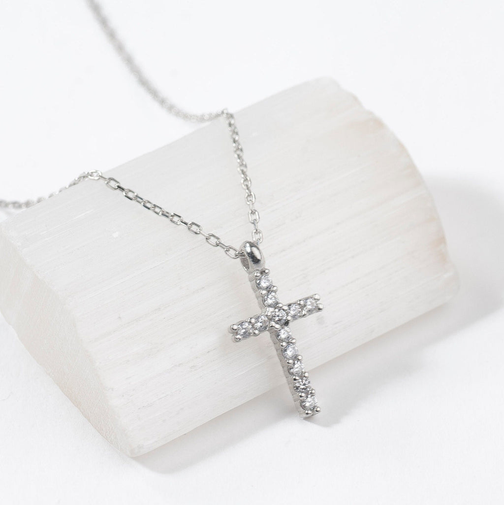 Dainty Gold Cross Necklace