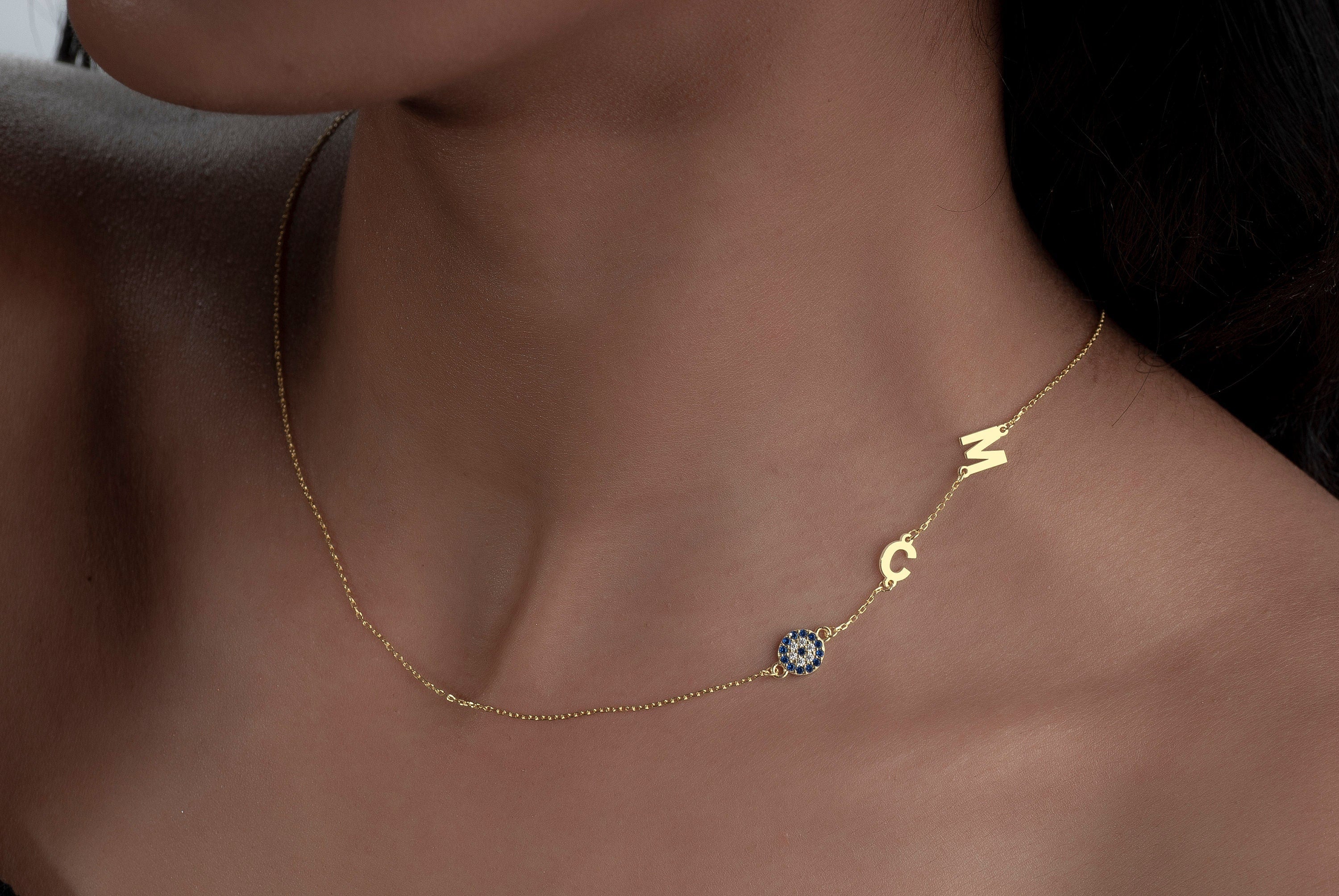 Sterling Silver Initial Necklace