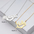 Personalized Bat Name Necklace