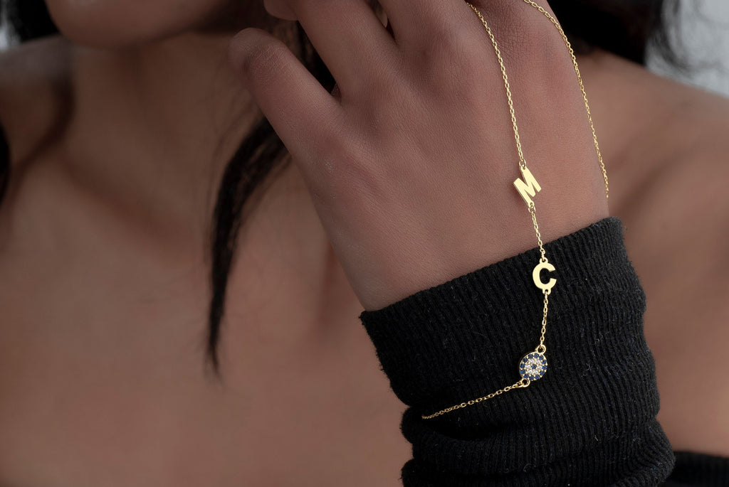 Sterling Silver Initial Necklace