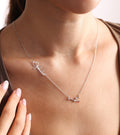 Sterling Silver Zodiac Name Necklace