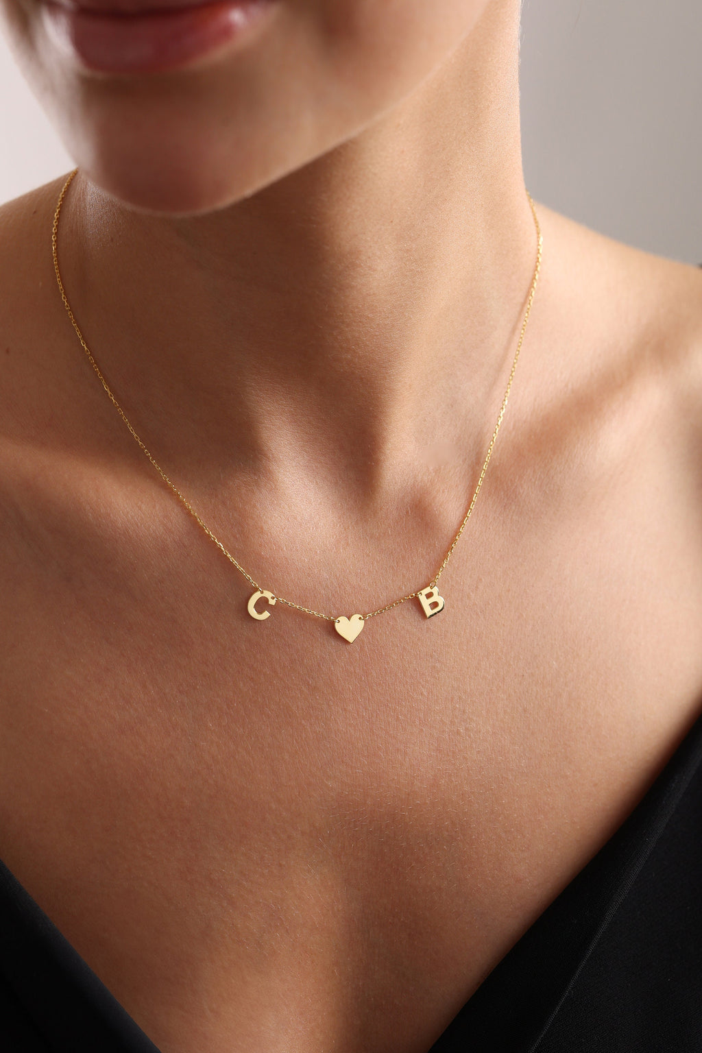 Personalized Sterling Silver Initial Necklace