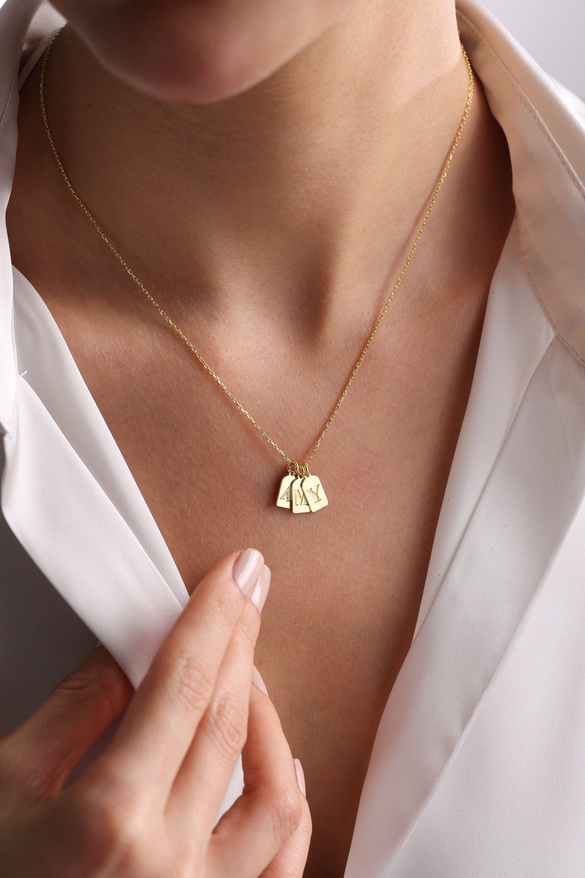 Personalized Family Initial Necklace