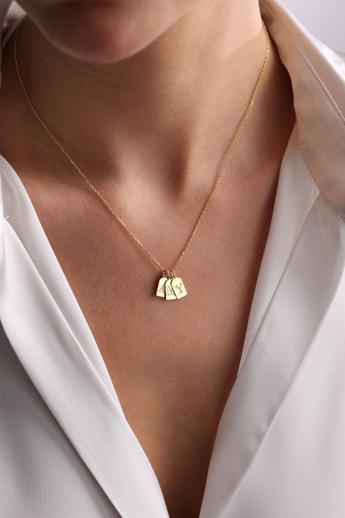 Personalized Family Initial Necklace