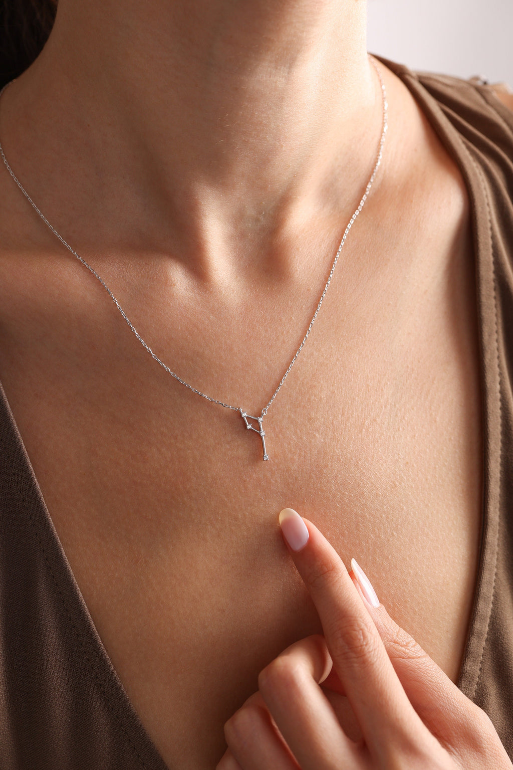 Handmade Sterling Silver Constellation Necklace