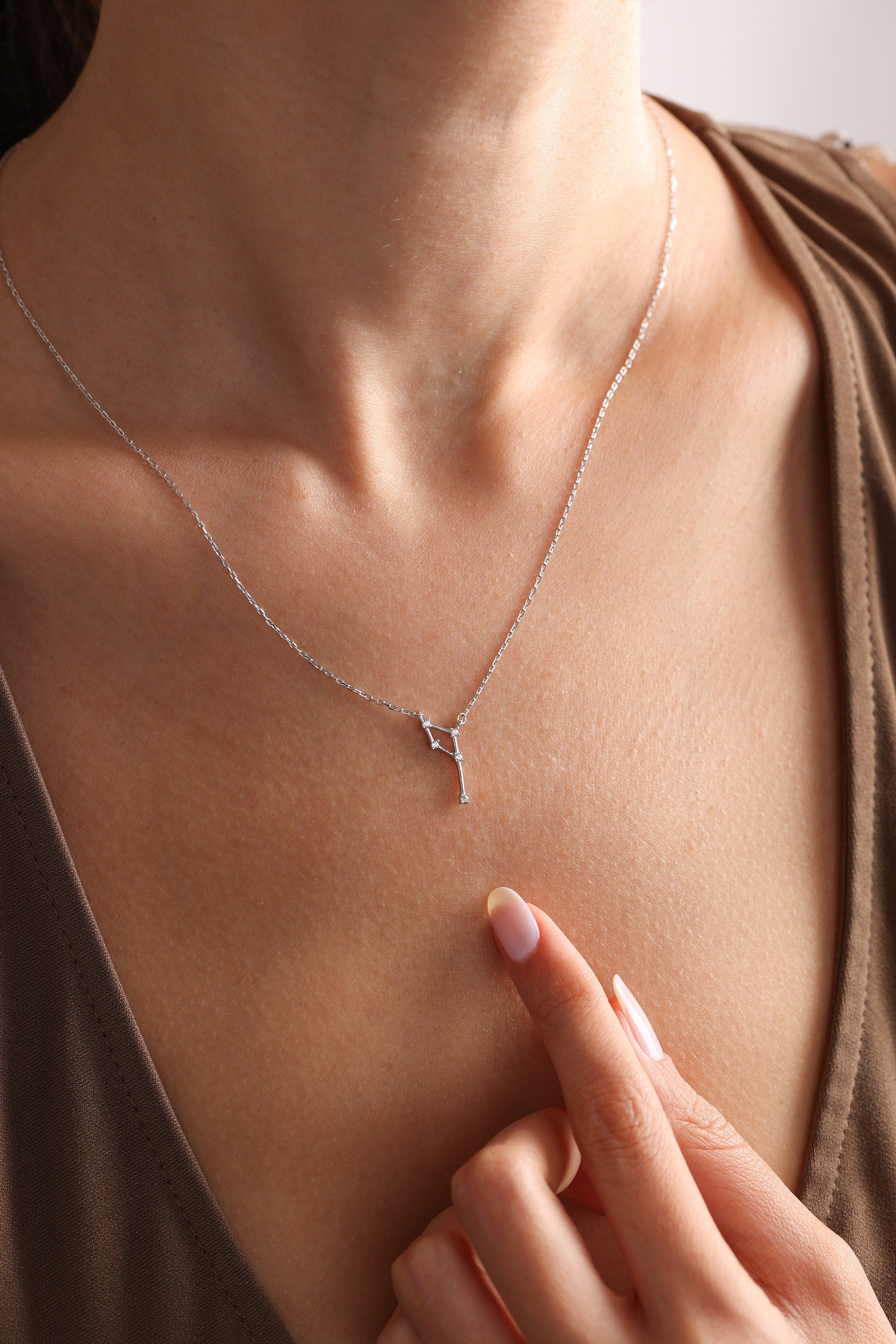 Handmade Sterling Silver Constellation Necklace