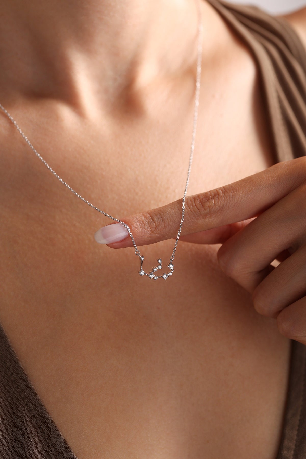 Handmade Sterling Silver Constellation Necklace