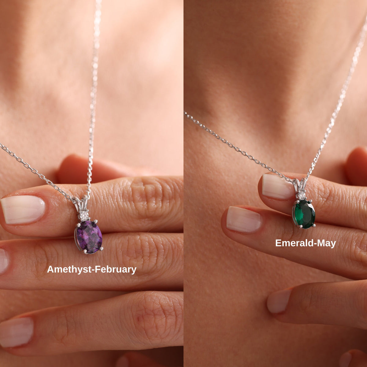Handmade Emerald Pendant Necklace