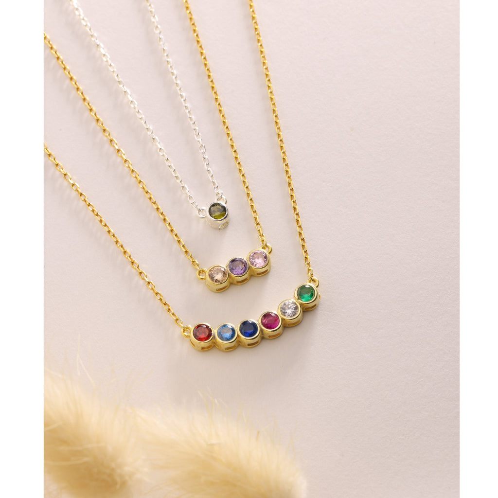 Personalized Birthstone Necklace