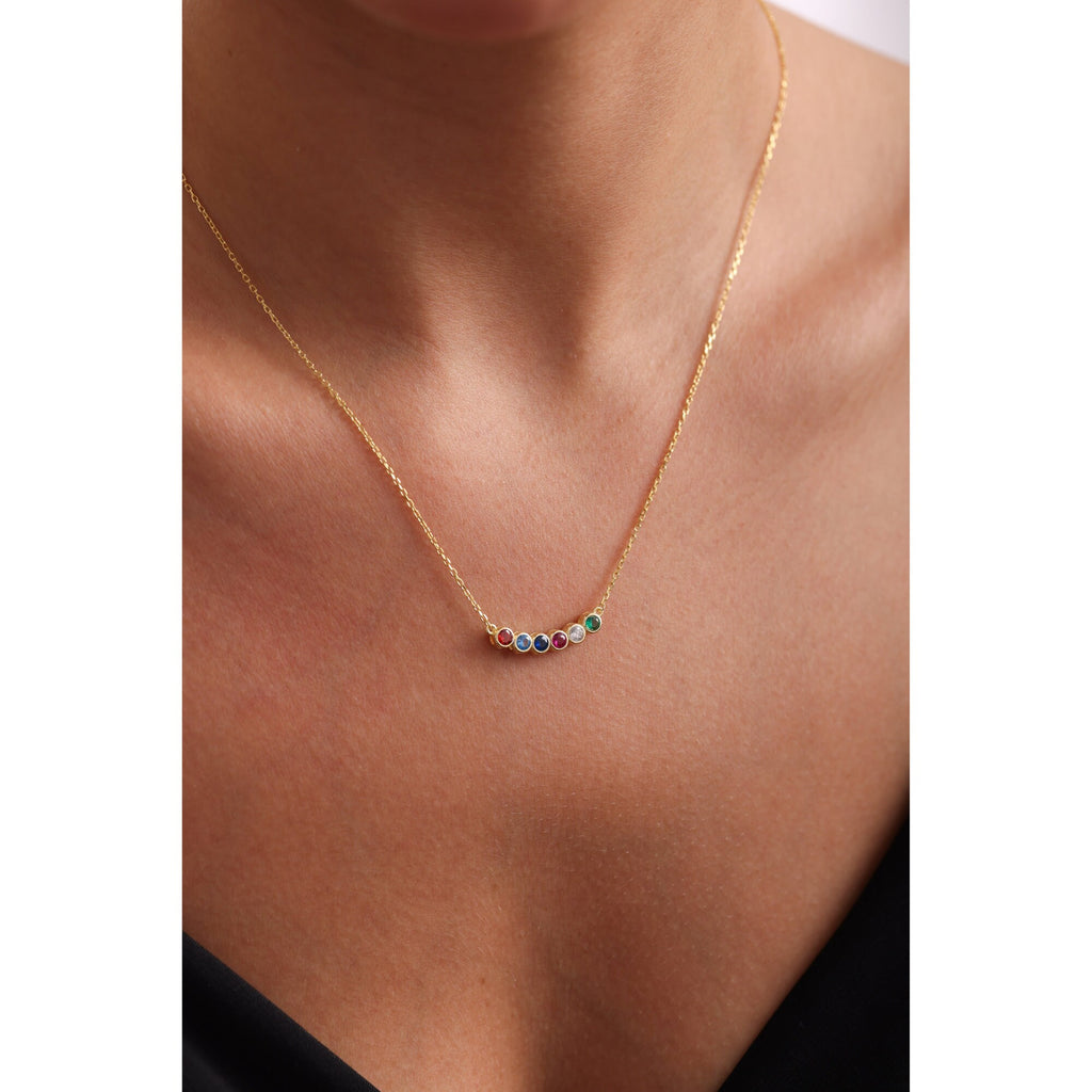 Personalized Birthstone Necklace
