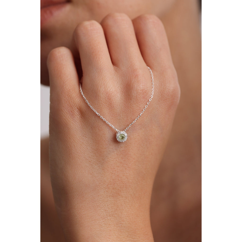 Gold Vermeil & Silver Family Birthstone Necklace