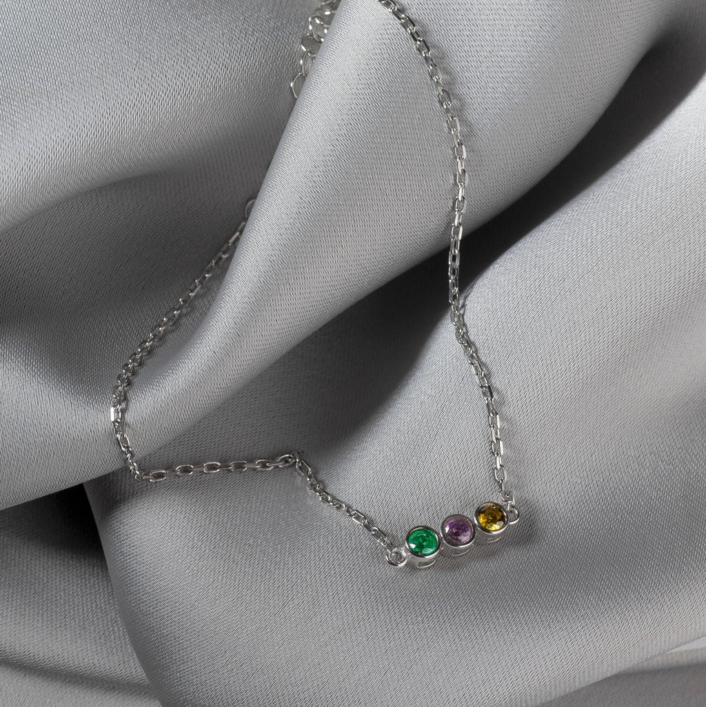 Family Birthstone Bracelet For Mom