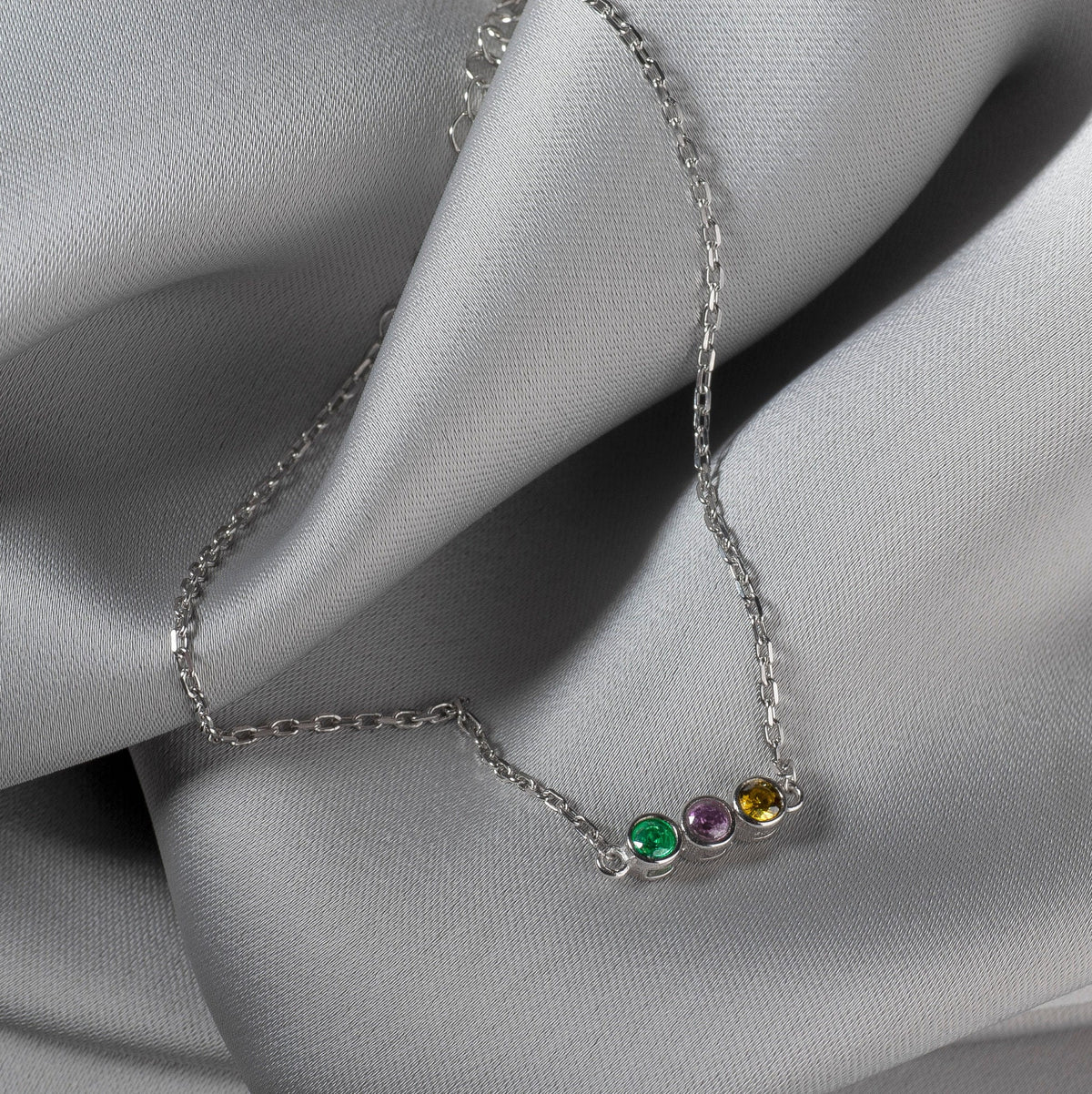 Family Birthstone Bracelet For Mom