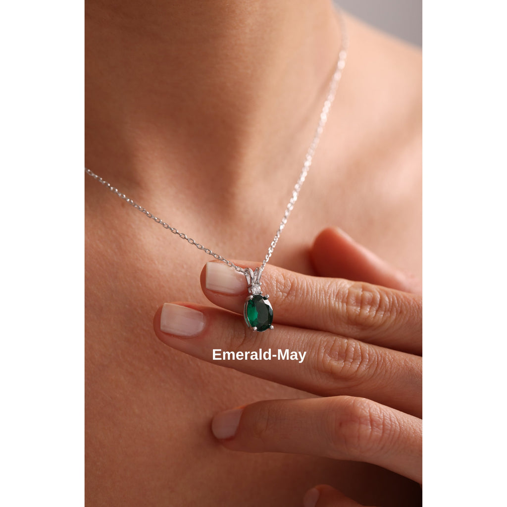Handmade Alexandrite Gold Vermeil & Silver Necklace