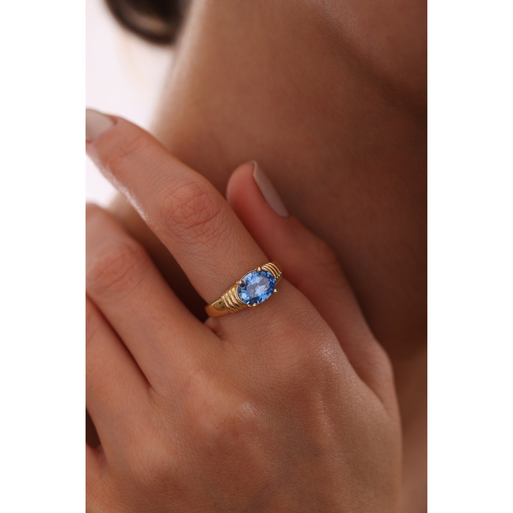 Handmade 14K Gold Filled Birthstone Ring