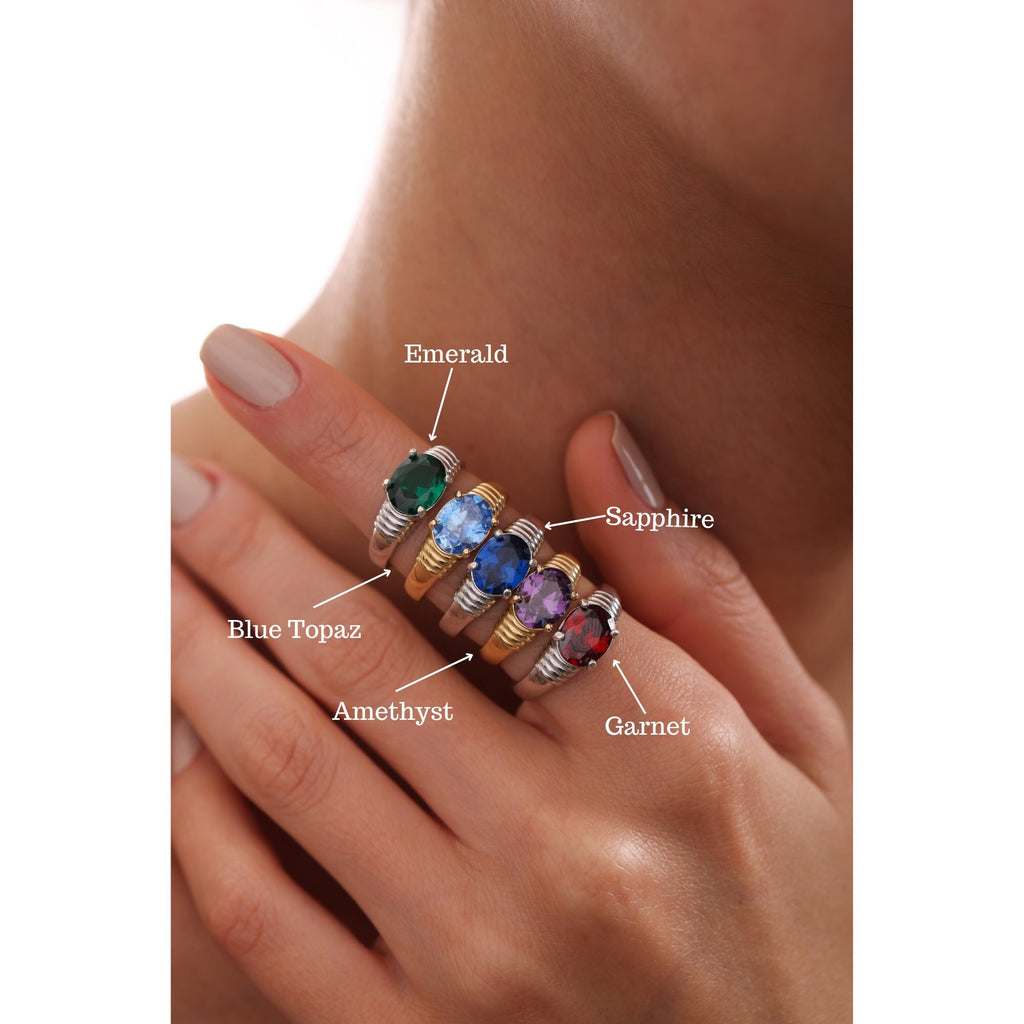 Handmade 14K Gold Filled Birthstone Ring