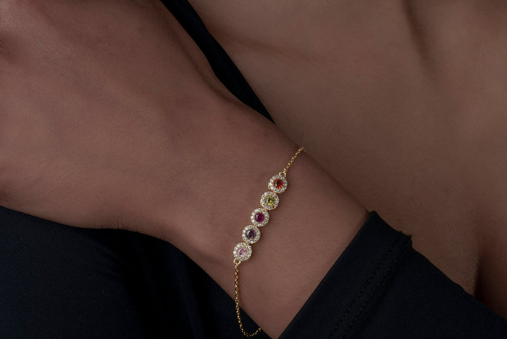 Custom Birthstone Bracelet