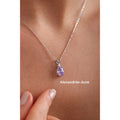 Handmade Alexandrite Gold Vermeil & Silver Necklace