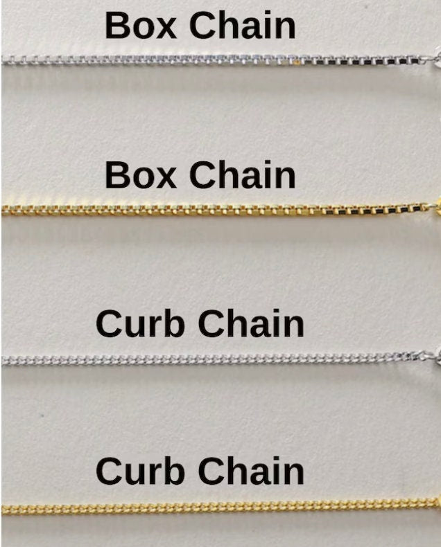 Sterling Silver Initial Tag Necklace