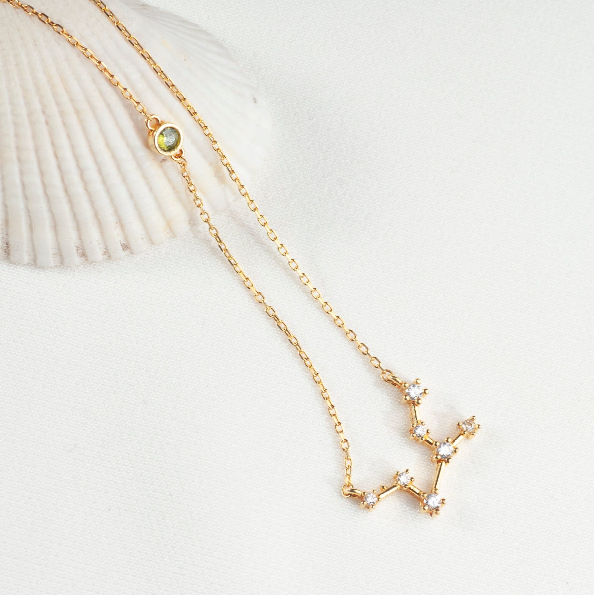Personalized Sterling Silver Zodiac Necklace • Horoscope Astrology Gift