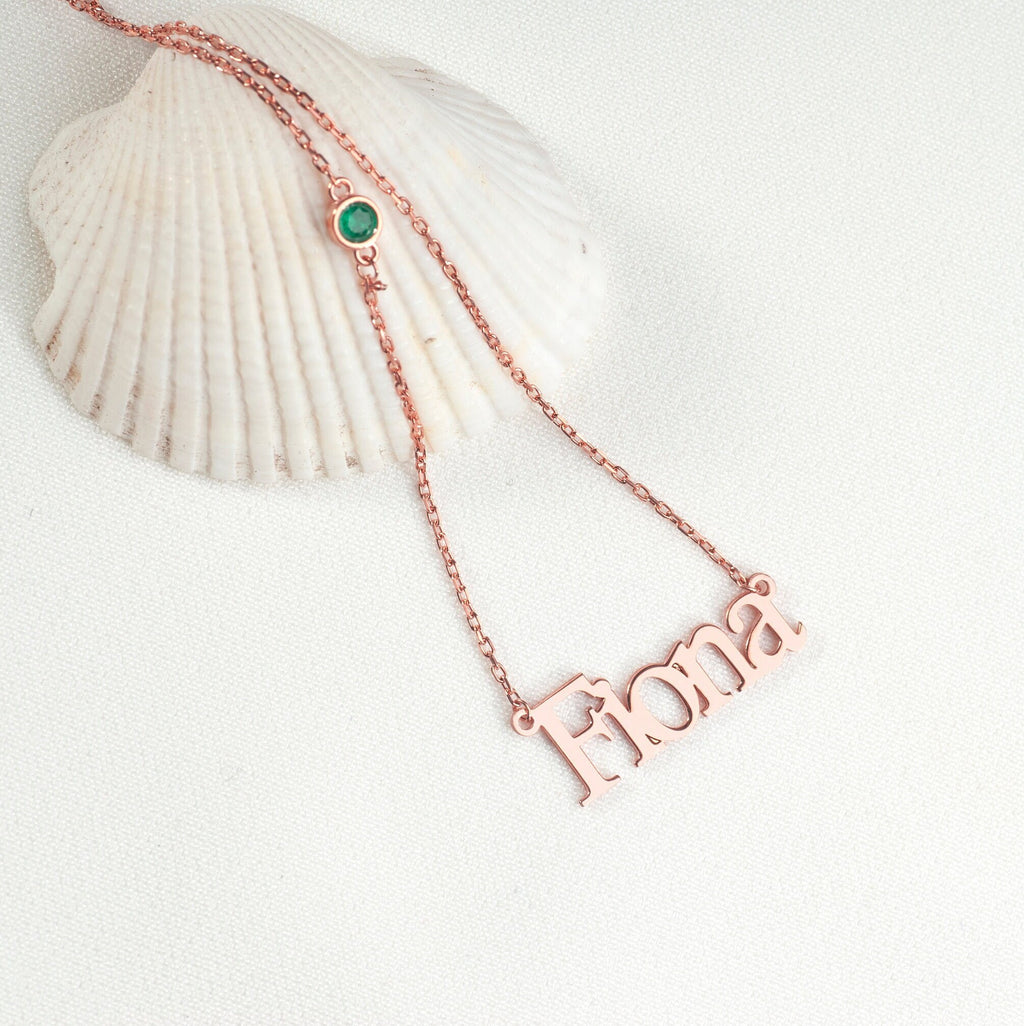 Gold Custom Name Necklace