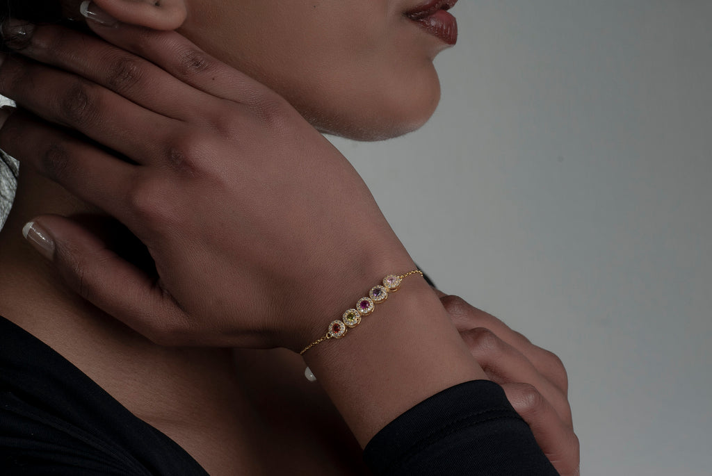Custom Birthstone Bracelet