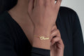 Custom Name Bracelet with Birthstone